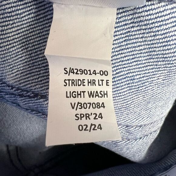 Gap High Rise Stride Wide Leg Cargo Jeans Light Wash Size 27 (4) - Picture 8 of 13